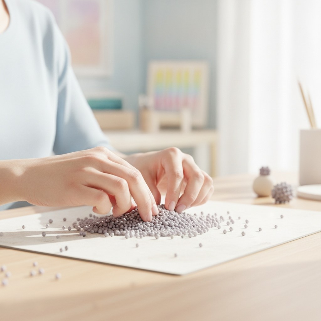 Kerzensand mit Docht 70g grau - Kidis Art