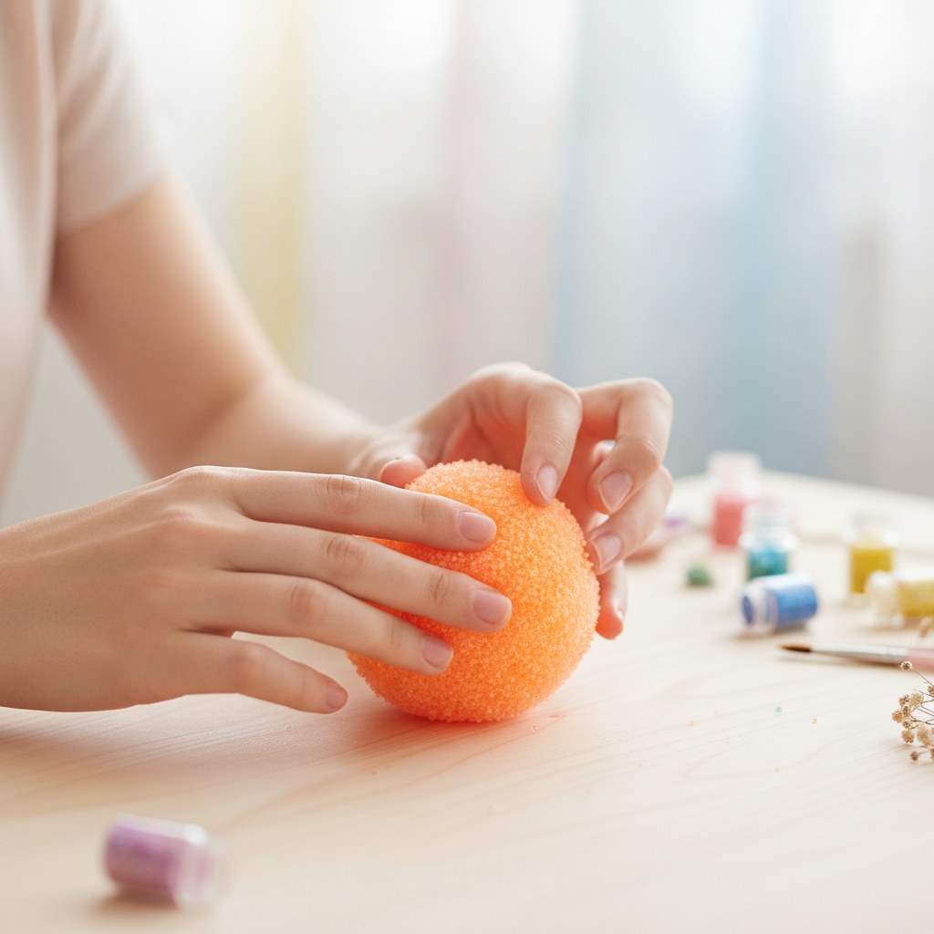 Kerzensand mit Docht 70g orange - Kidis Art