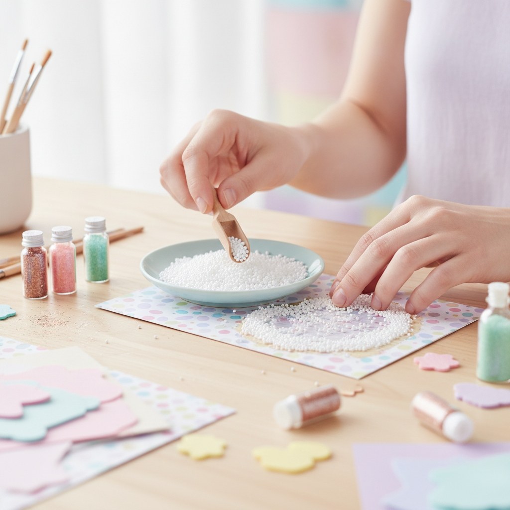 Kerzensand mit Docht 70g weiss - Kidis Art