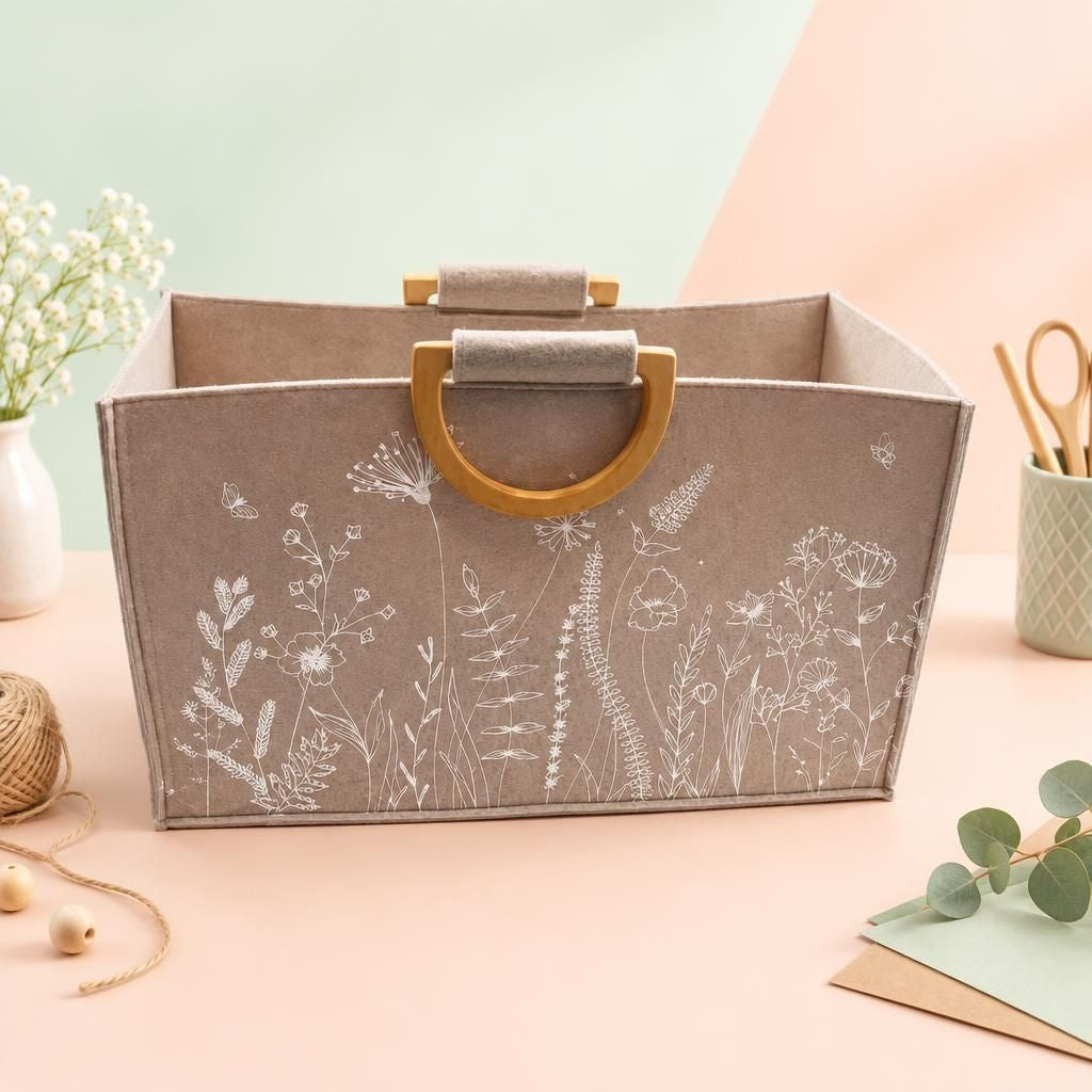Hauptbild – Filztasche mit Holzgriff