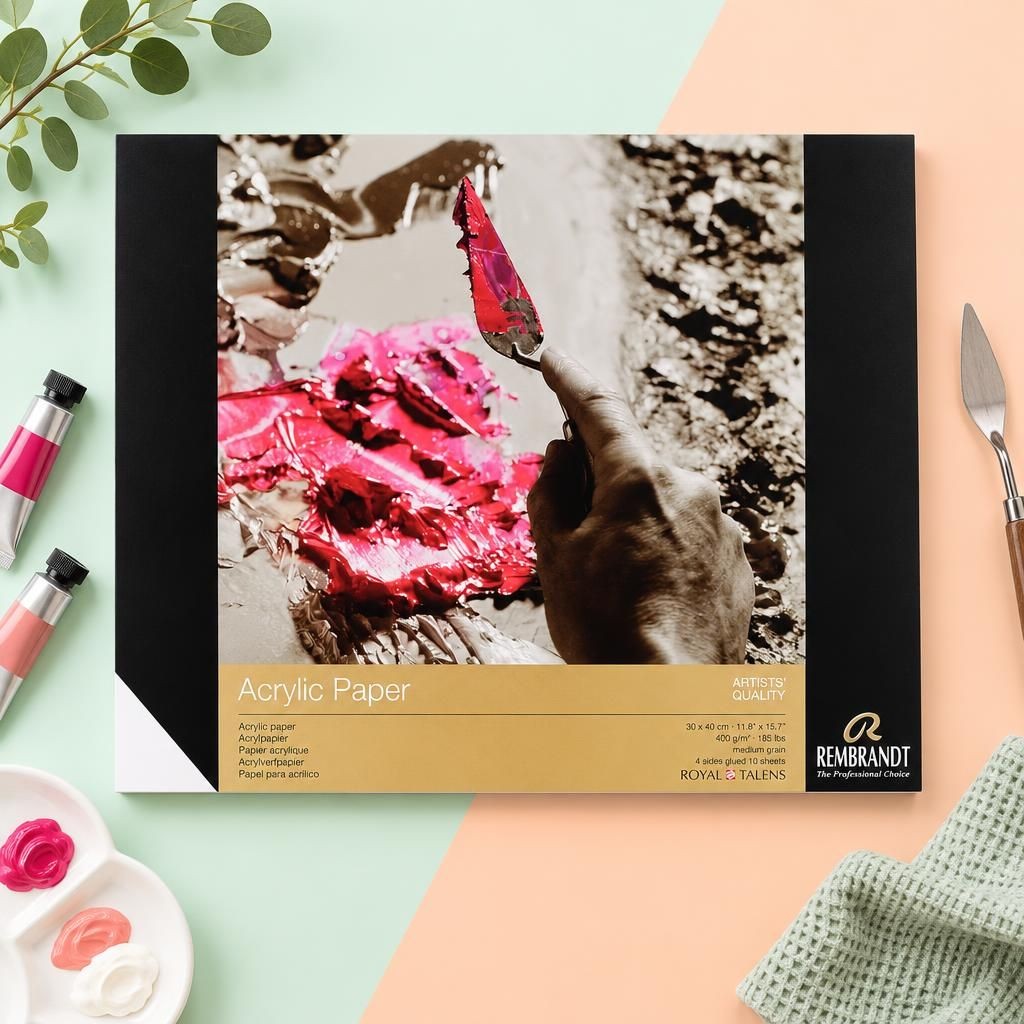 Hauptbild – Rembrandt Acrylpapier | 30 x 40 cm, 400 g, 10 Blatt