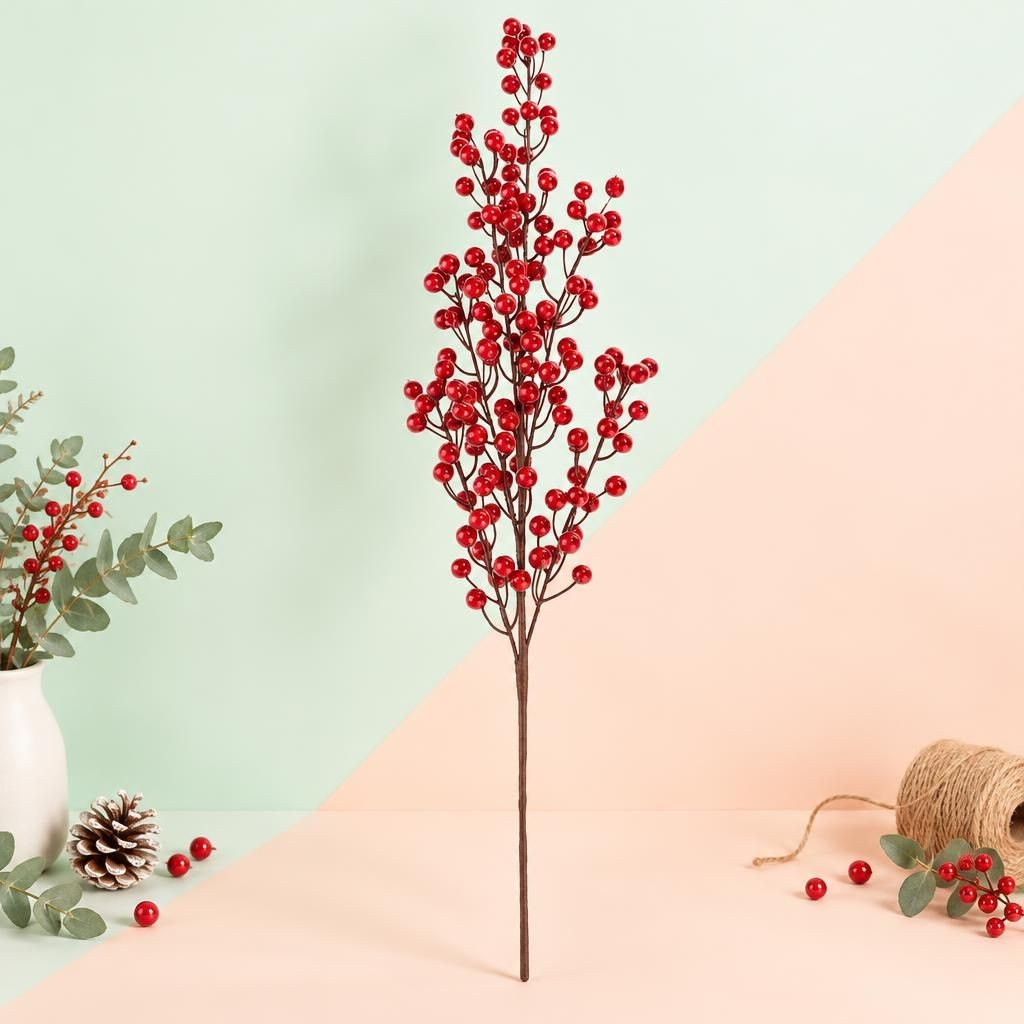 Generiert: Hauptbild – Beerenzweig, rot L:78cm
