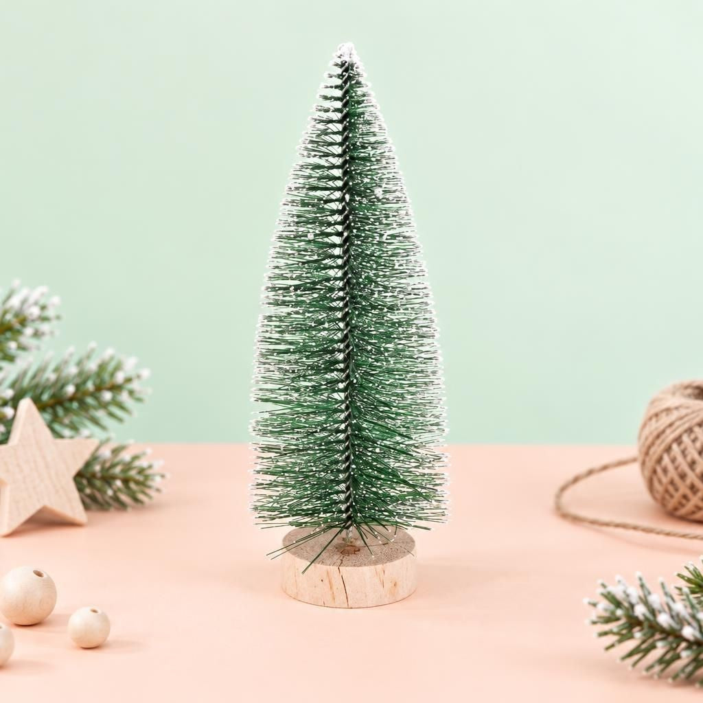 Generiert: Hauptbild – Tannenbaum mit Schnee, 7x20cm