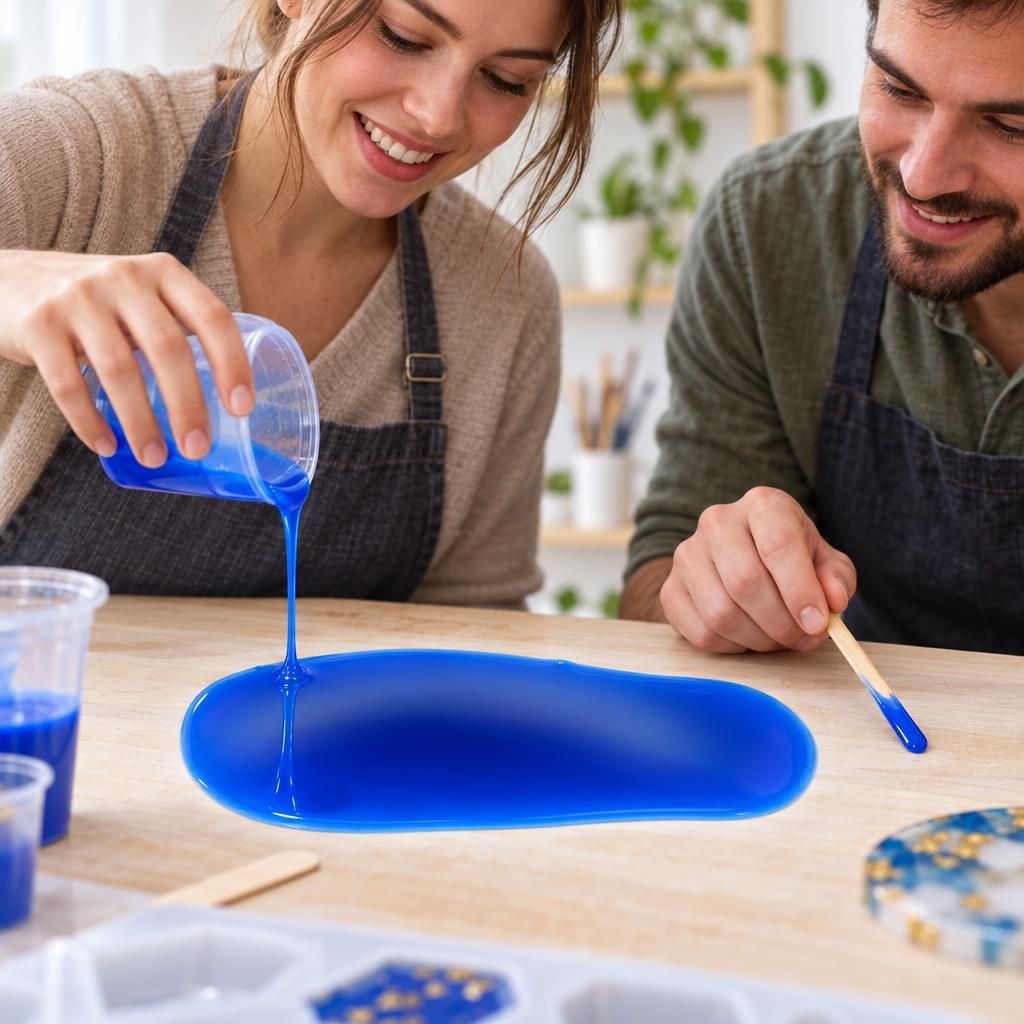 Mit Menschen – Gießharz-Farbe 10ml blau