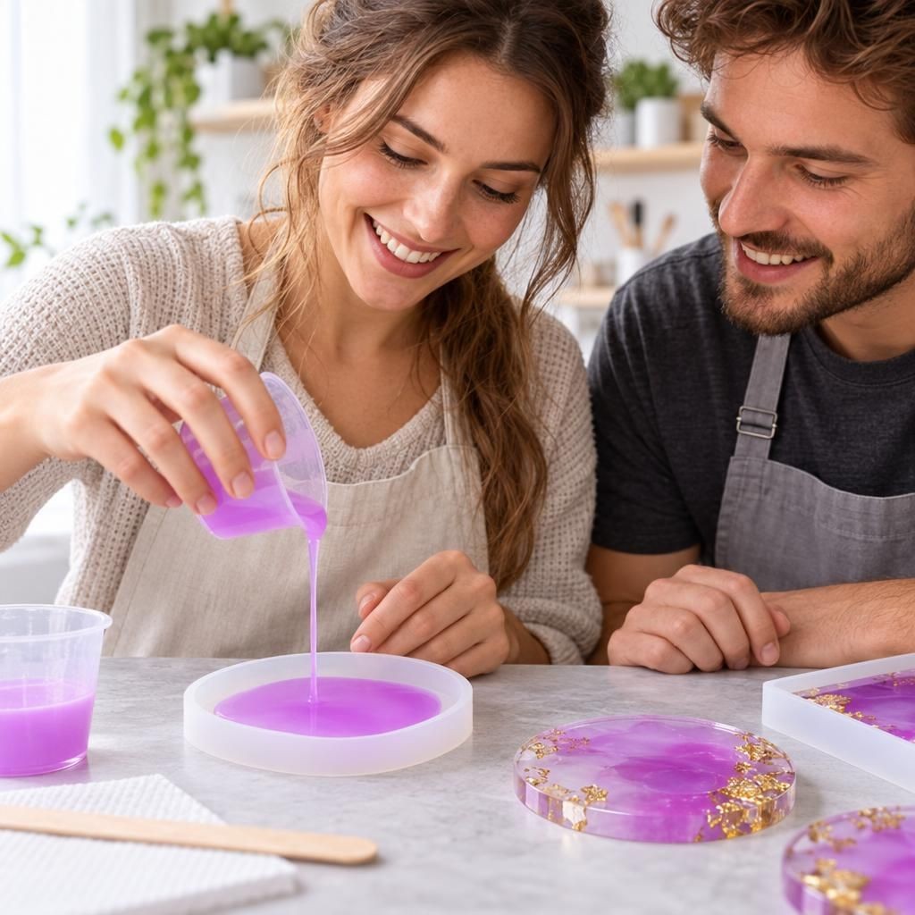 Mit Menschen – Gießharz-Farbe 10ml Neon lila