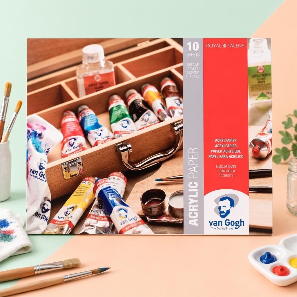 Hauptbild – Van Gogh Block für die Acrylmalerei 10 Blatt 370 g / Größe 30 x 40 cm