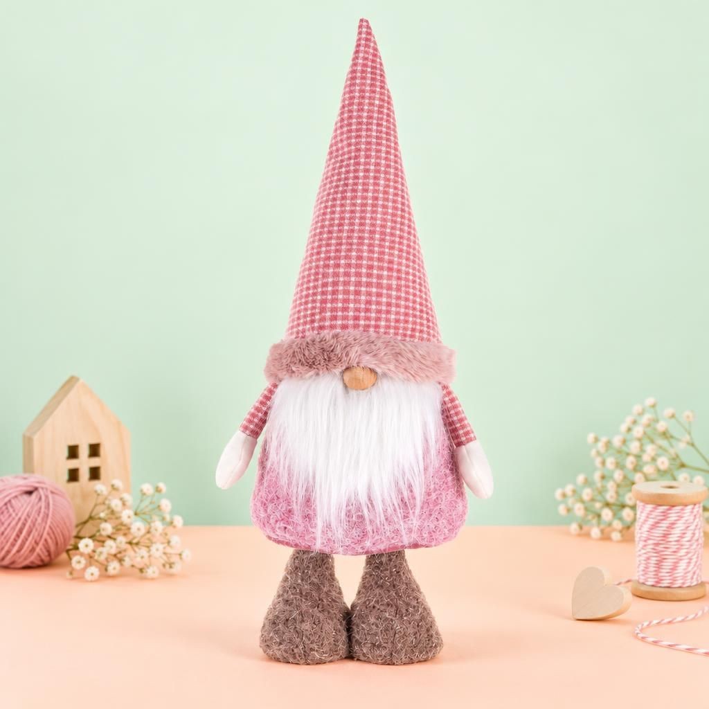 Generiert: Hauptbild – Wichtel stehend, rosa