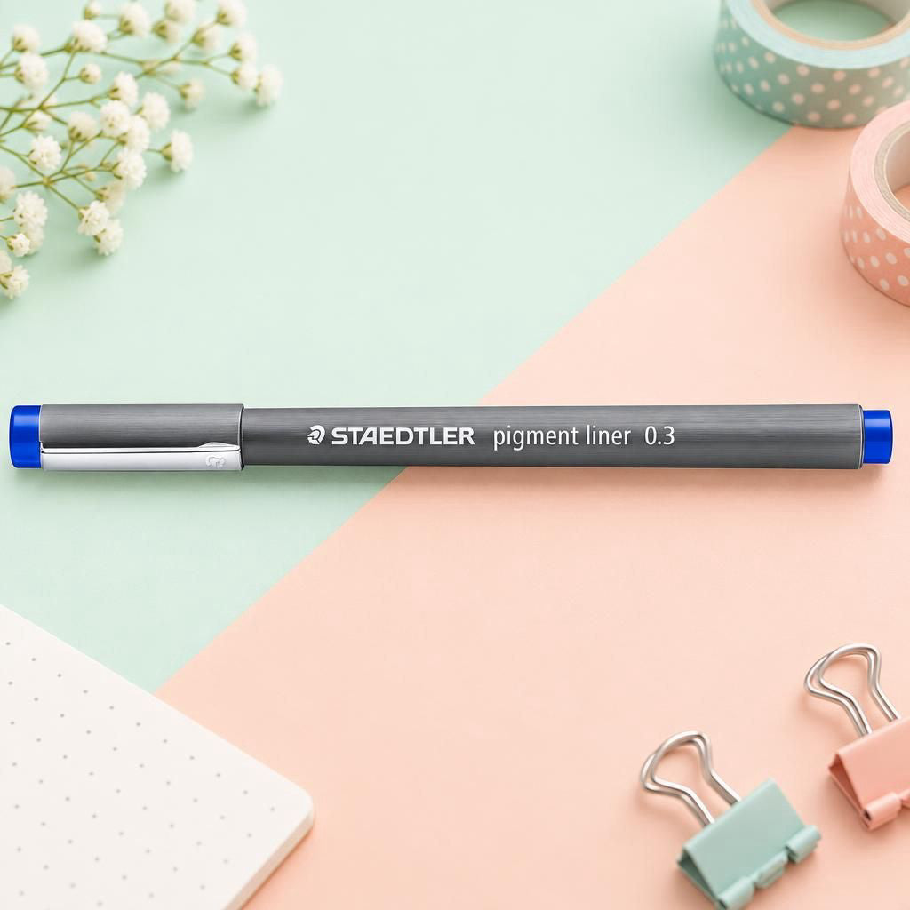 Generiert: [d888d5d1-4c51-4ba7-ac78-78f492168b99:1] Hauptbild – pigment liner 308 blau 0.3mm