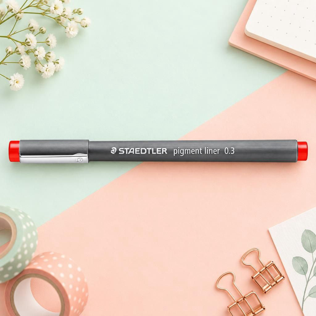 Generiert: [ac138657-4aca-4435-8c57-c9324ab24b57:1] Hauptbild – pigment liner 308 rot 0.5mm