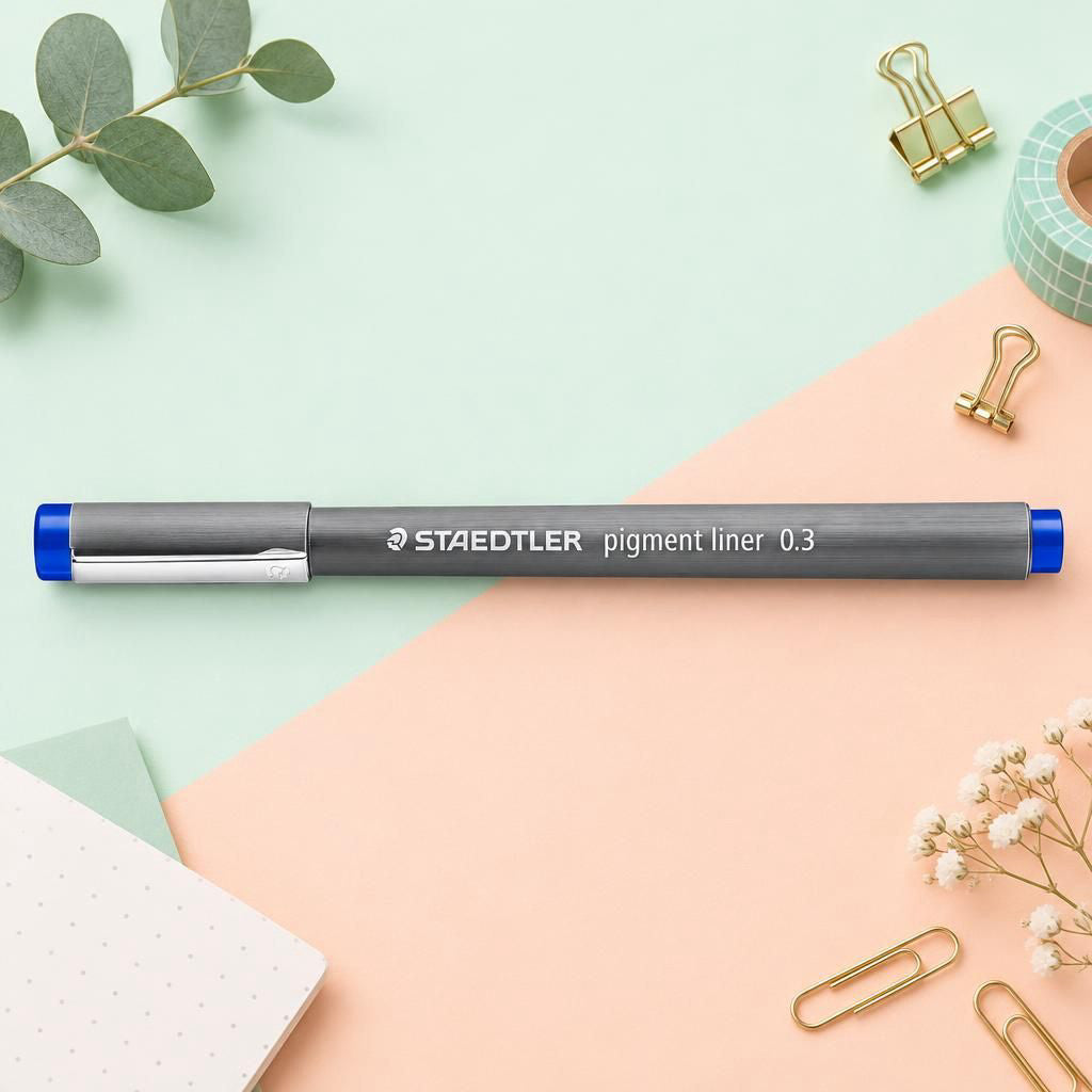 Generiert: [cb9a8b20-9dc2-40c9-ae1f-5543ece5a98b:1] Hauptbild – pigment liner 308 blau 0.5mm