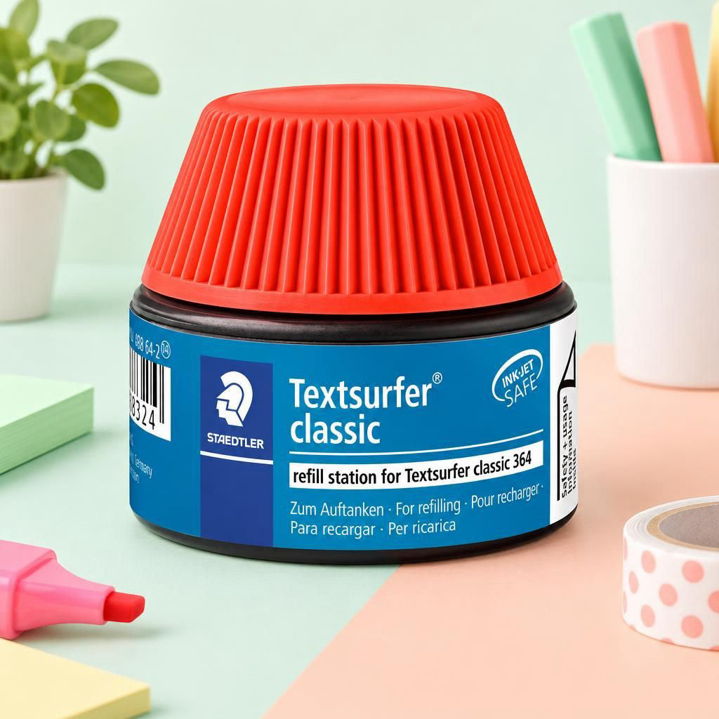 Generiert: [6520d139-6e43-4999-94f0-fa5b31262705:1] Hauptbild – Textsurfer® classic refill station 488 64 rot