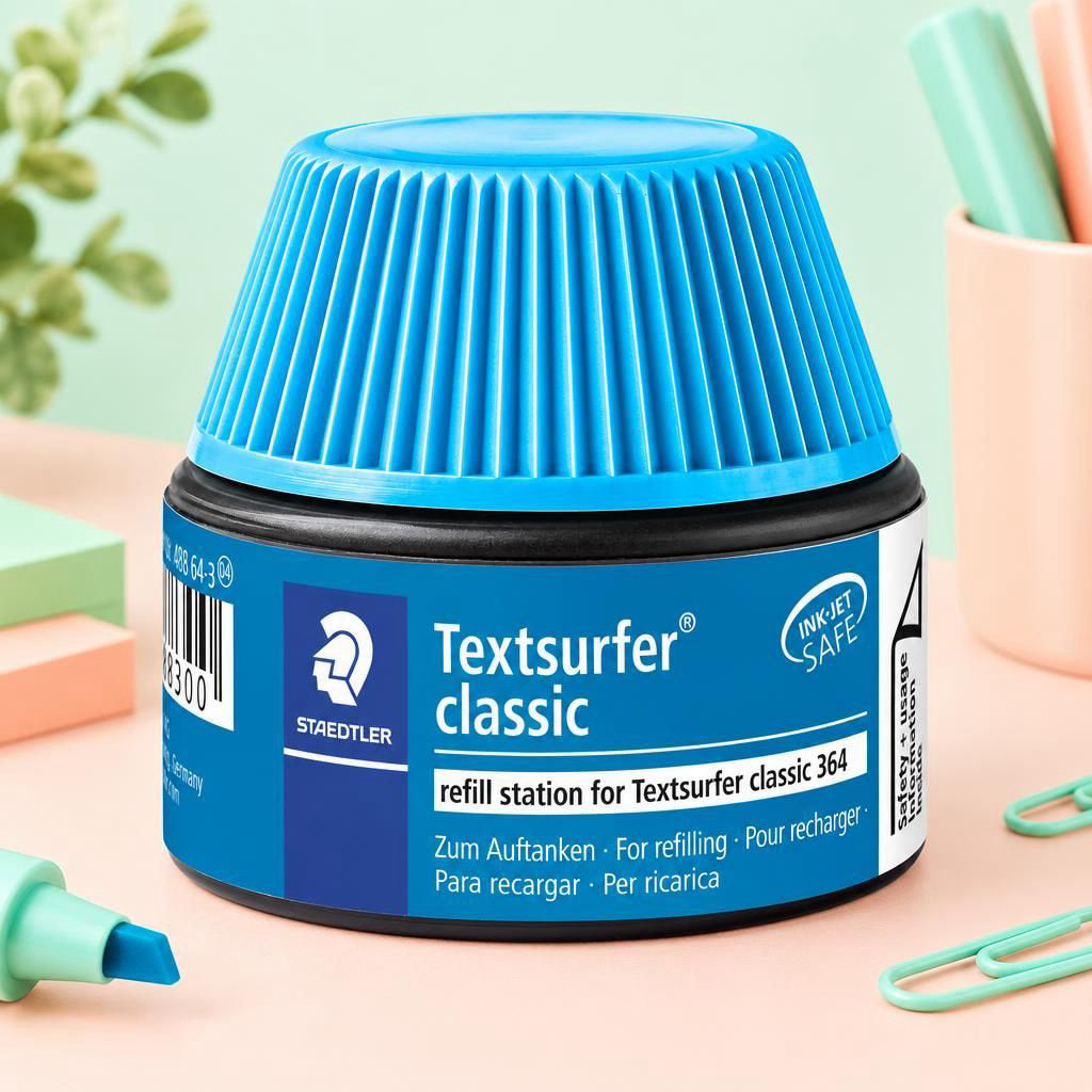 Generiert: [78a110bb-42e9-4a3e-b85c-06bfcff3eceb:1] Hauptbild – Textsurfer® classic refill station 488 64 blau