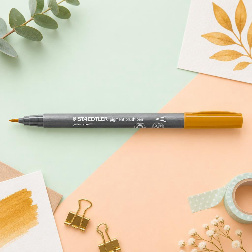 Generiert: [b468ddf1-1d29-4965-bc2e-5d4be66184b1:1] Hauptbild – pigment brush 371 goldocker