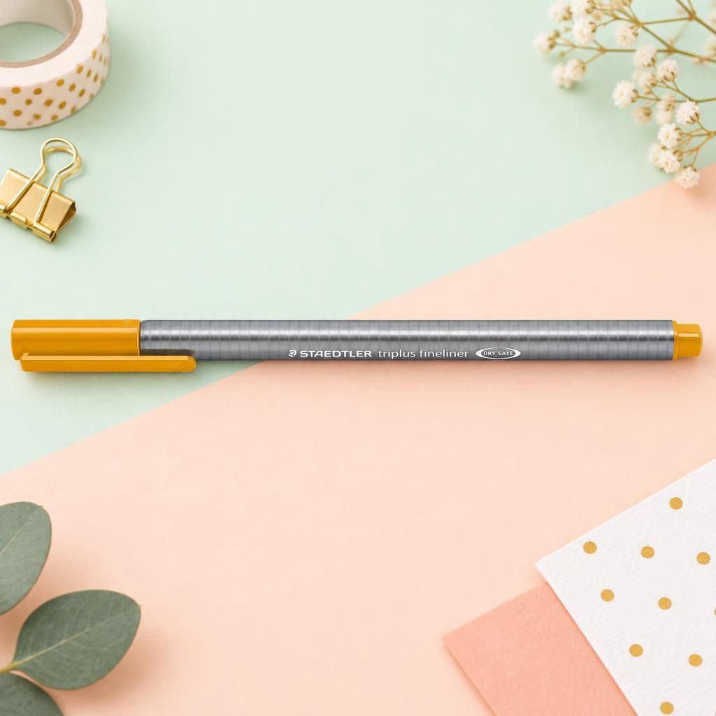 Generiert: [a31f9d0f-fc58-4a12-8c2e-49c167b4be11:1] Hauptbild – triplus® fineliner 334 goldocker