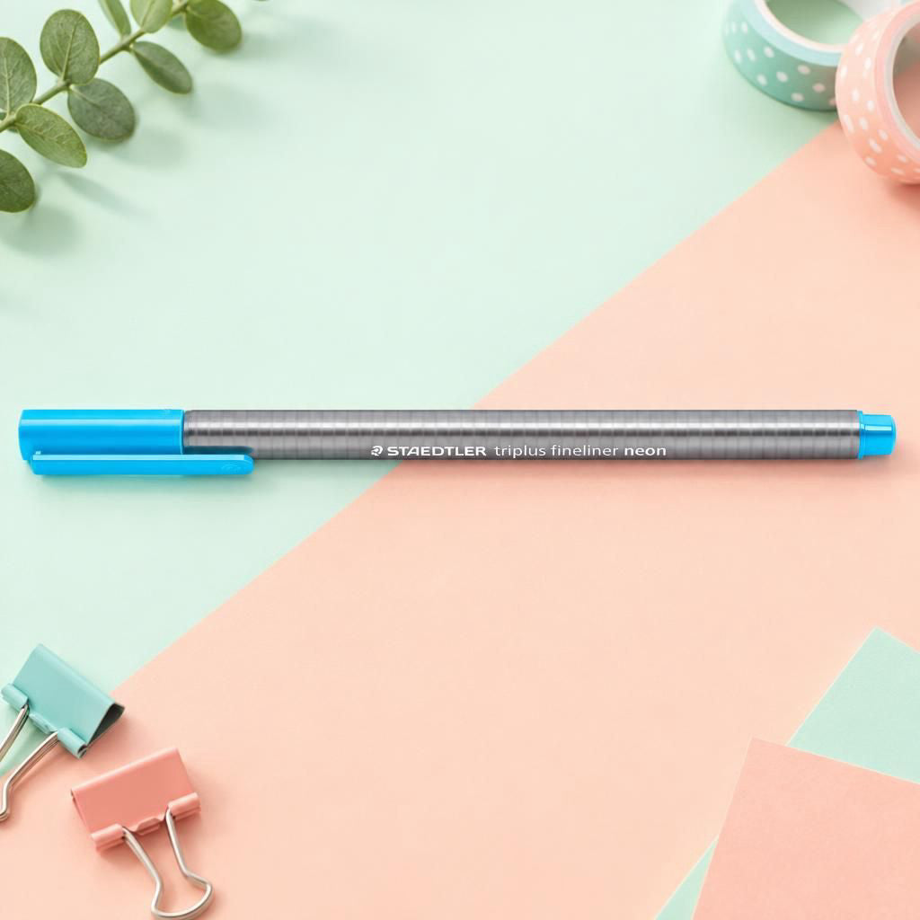 Generiert: [ea811d45-05c2-4c43-9f03-e92a54da7584:1] Hauptbild – triplus® fineliner 334 neon blau