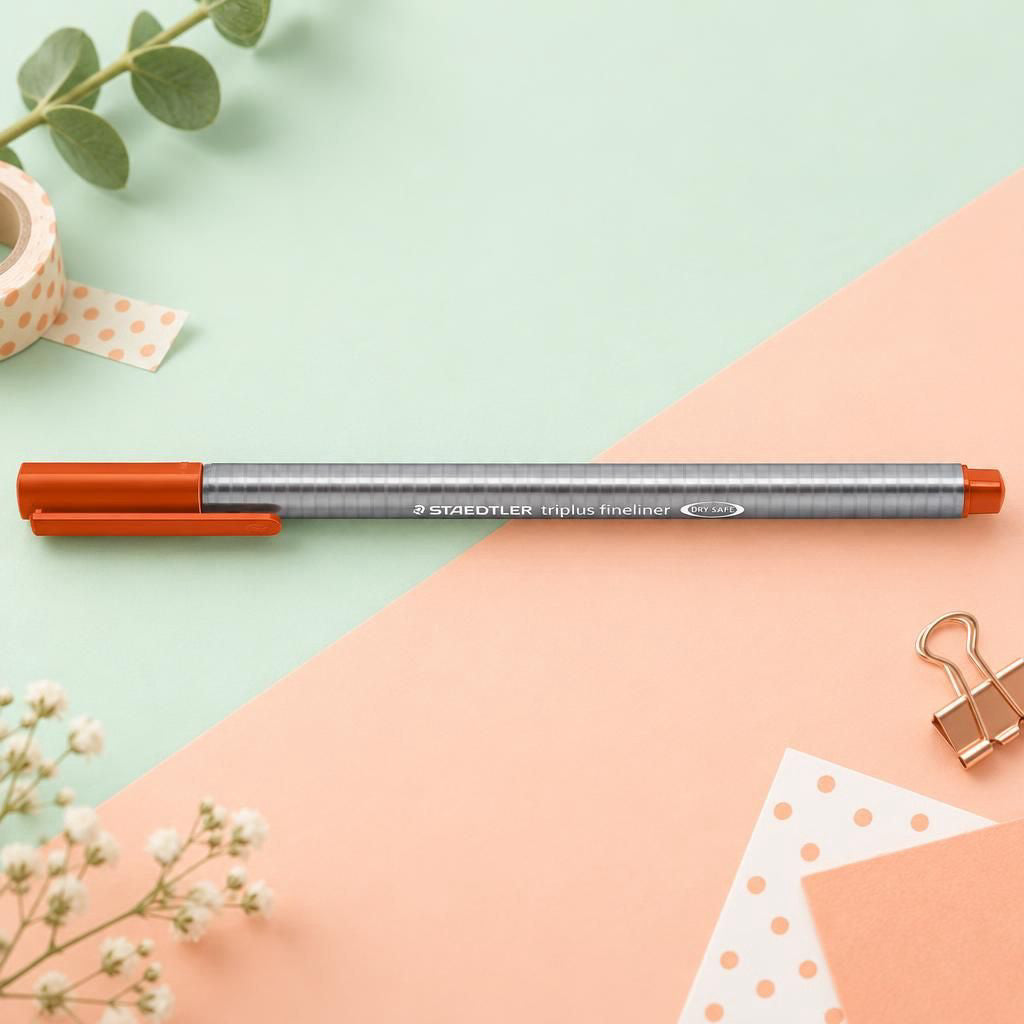 Generiert: [a9ec66f5-8708-4678-adba-583fbd88449e:1] Hauptbild – triplus® fineliner 334 kalahari orange