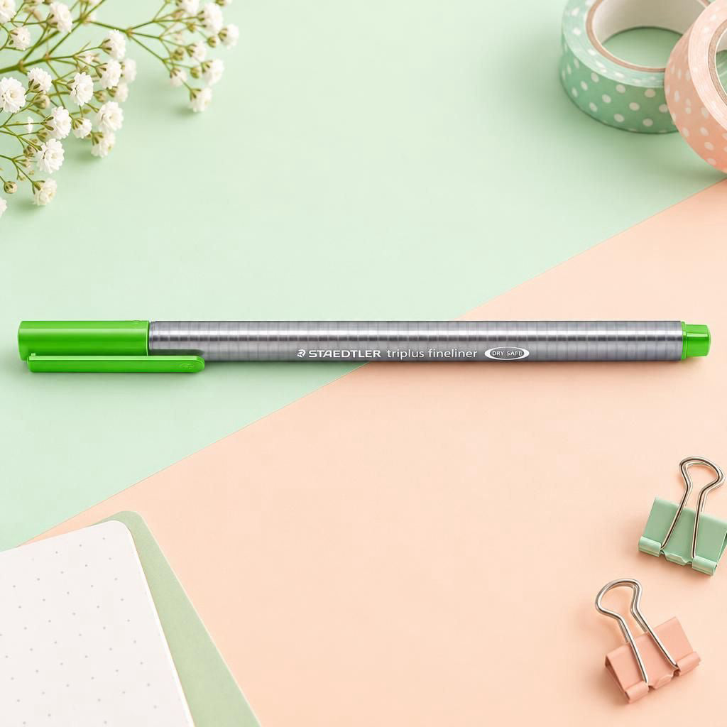 Generiert: [97779268-7c1b-46f4-a58b-267ee0a37f94:1] Hauptbild – triplus® fineliner 334 gelbgrün