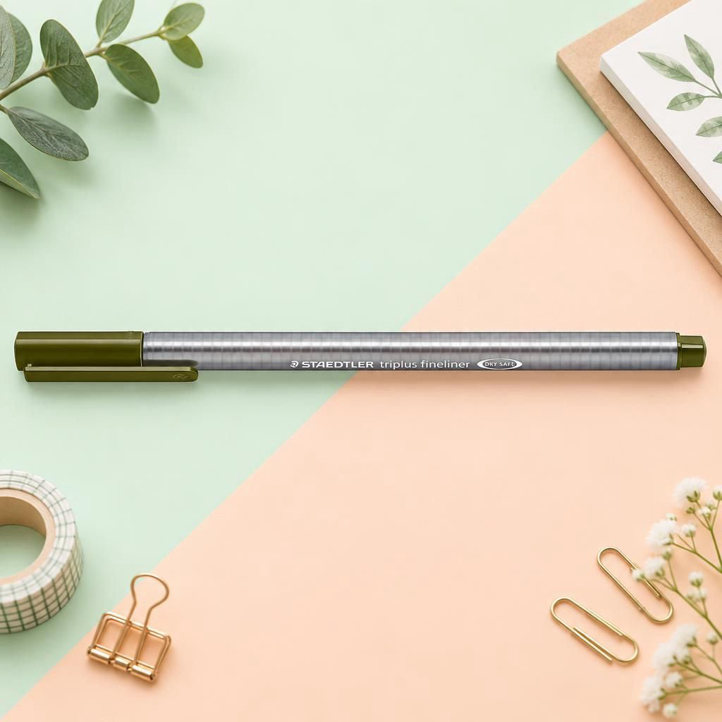 Generiert: [5dc4fef5-164d-49e2-a048-2591d34e676a:1] Hauptbild – triplus® fineliner 334 olivgrün