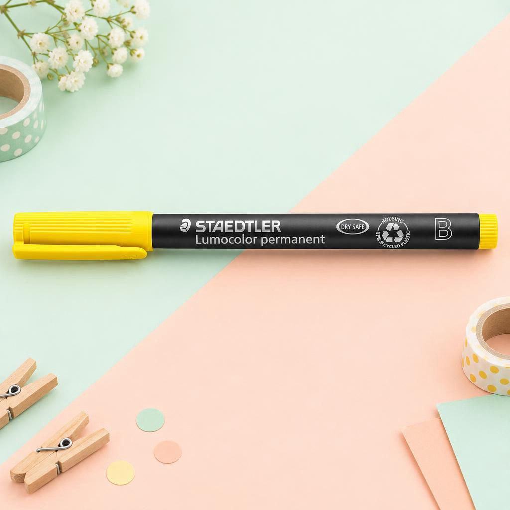 Generiert: [346c8b1c-9310-49d8-9190-d5cb9fbd7d40:1] Hauptbild – Lumocolor® permanent pen 314 B gelb