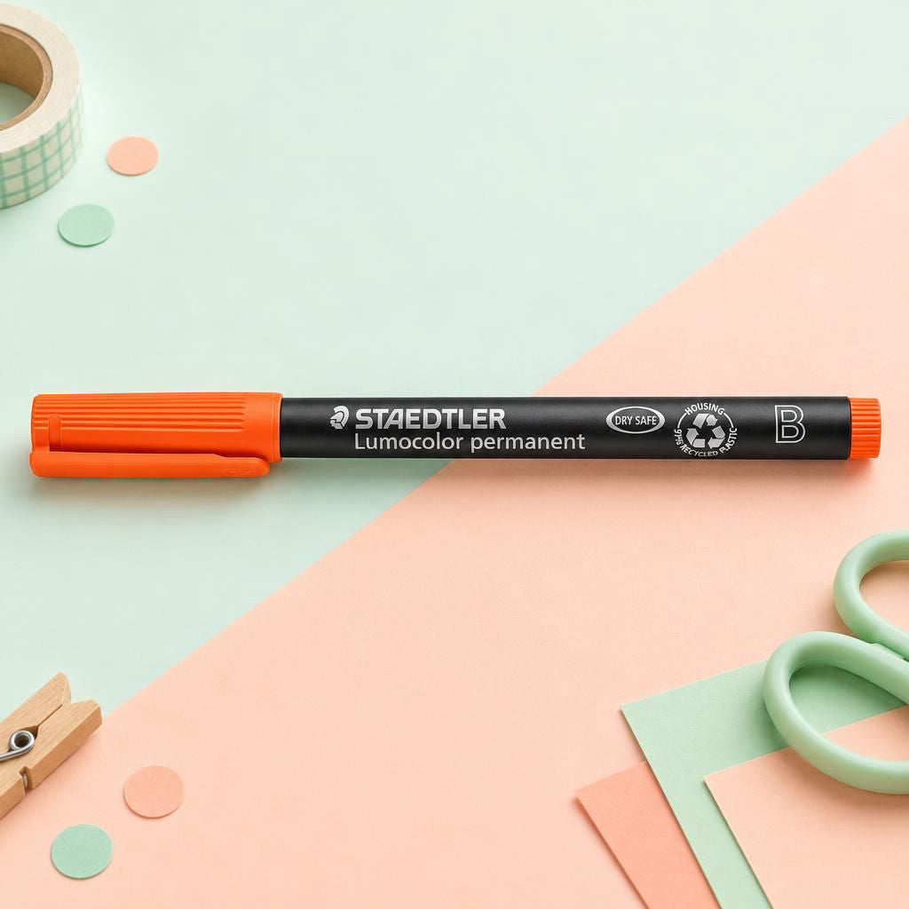Generiert: [a5d4ffe2-796e-4754-8001-46984e377873:1] Hauptbild – Lumocolor® permanent pen 314 B orange