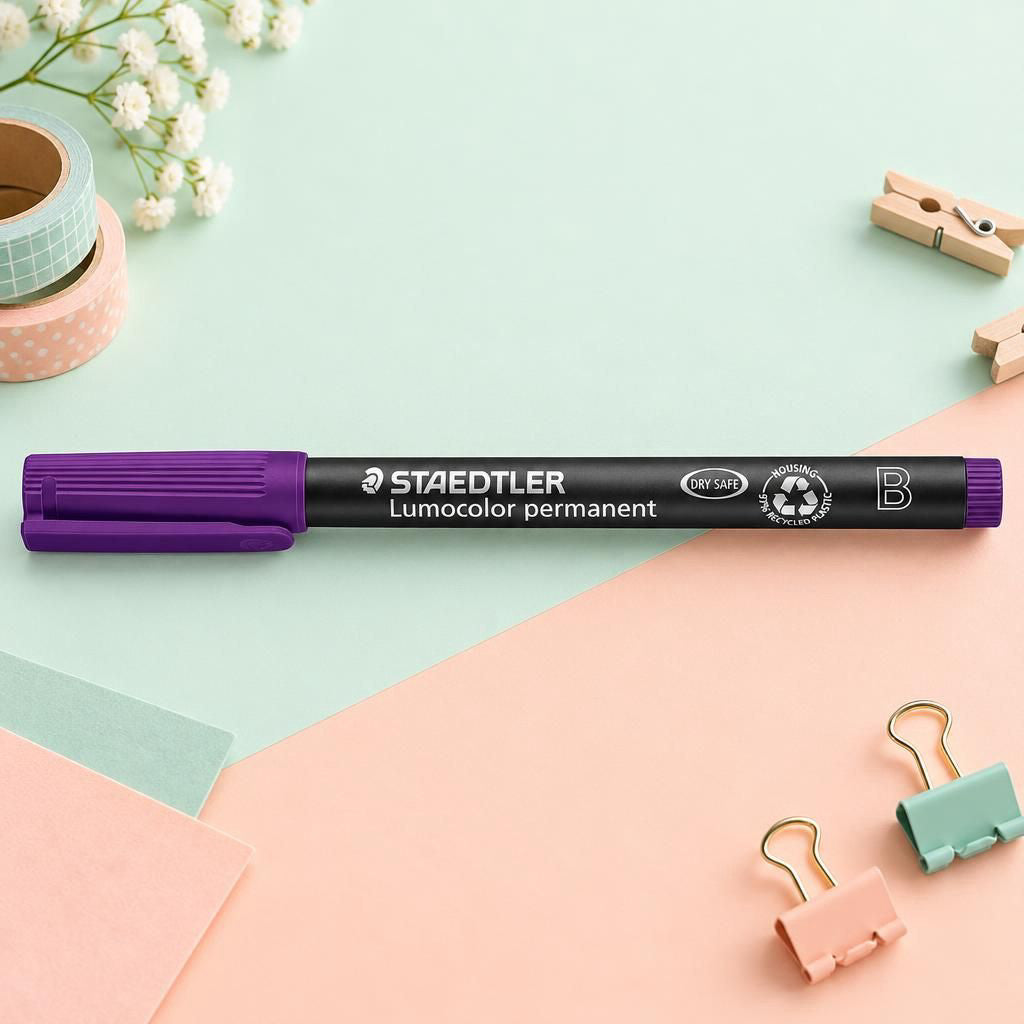 Generiert: [afb377cd-d549-4523-8c72-f6bfb427e98f:1] Hauptbild – Lumocolor® permanent pen 314 B violett
