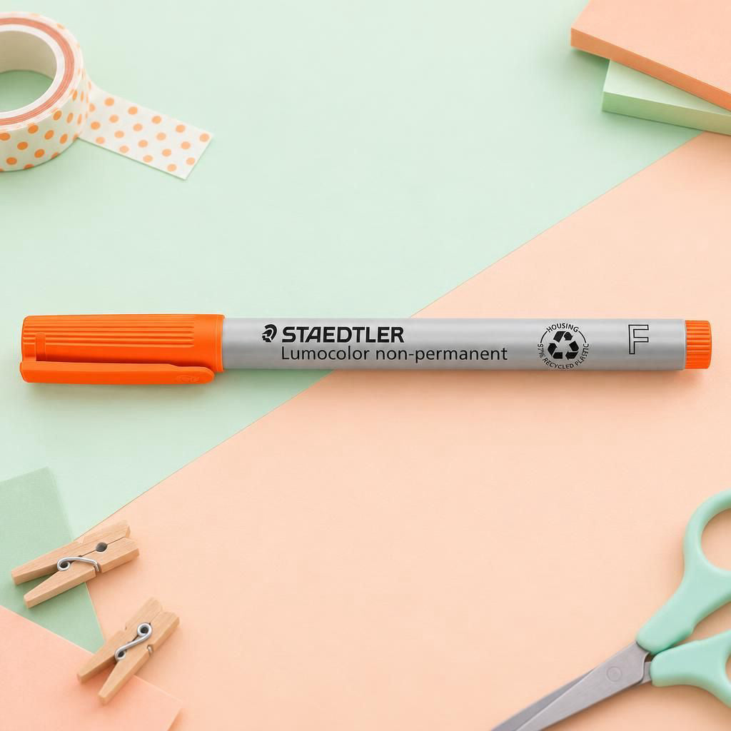 Generiert: [6b0d2ec0-75cf-4232-ad05-3203292eb7b5:1] Hauptbild – Lumocolor® non-permanent pen 315 M orange