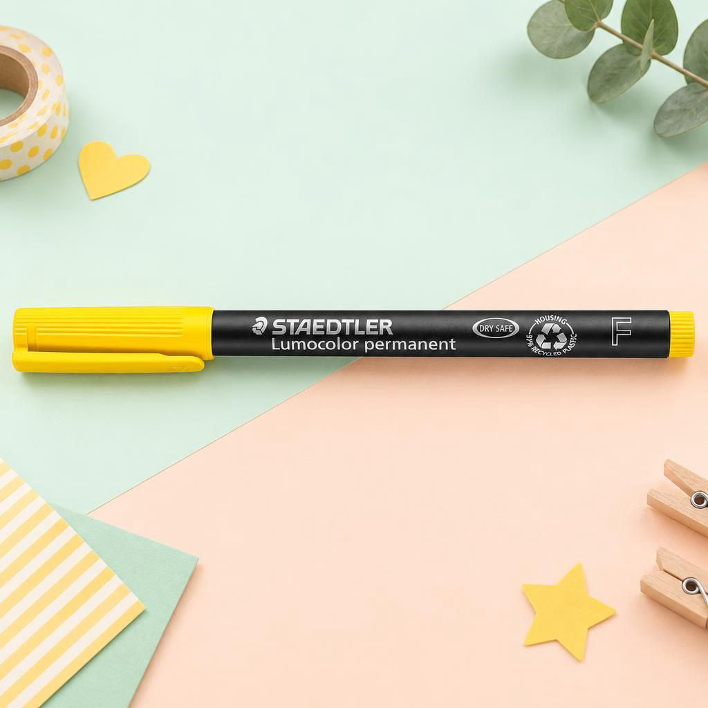 Generiert: [2bc0ecdc-83a1-48e6-8aa5-b83cba025d48:1] Hauptbild – Lumocolor® permanent pen 318 F gelb