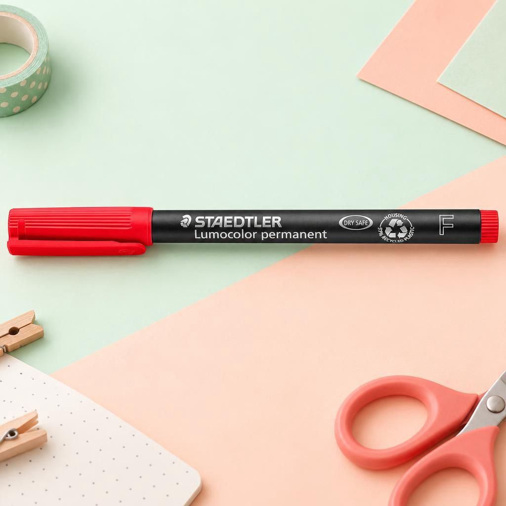 Generiert: [383cb0de-e70e-40a7-81ac-36e1b46bcfad:1] Hauptbild – Lumocolor® permanent pen 318 F rot
