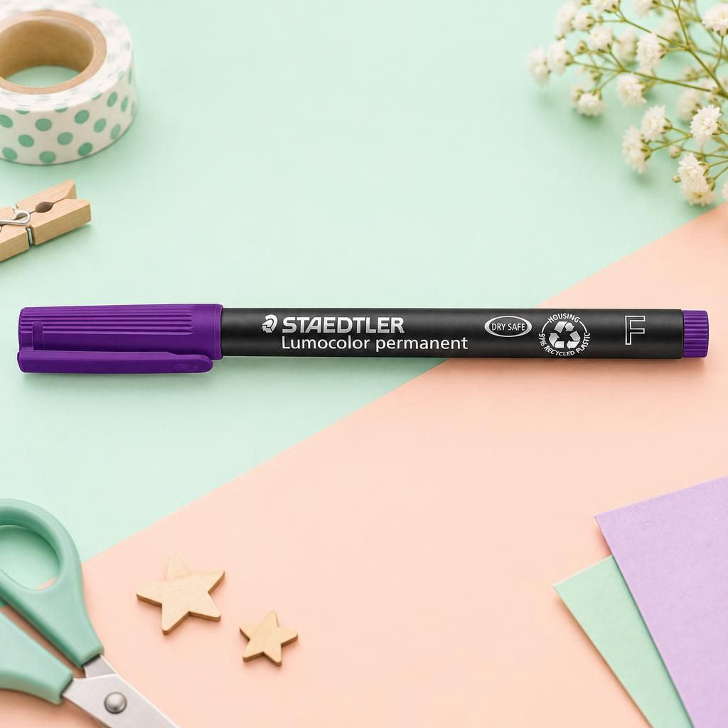 Generiert: [c45ebbc1-0e42-45b0-abd0-58237fd978c7:1] Hauptbild – Lumocolor® permanent pen 318 F violett