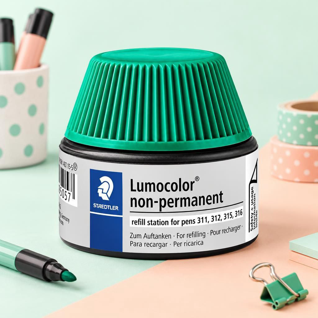 Generiert: [87cad6c5-65f1-479c-8b49-df6f49a3cd97:1] Hauptbild – Lumocolor® non-permanent refill station 487 15 grün