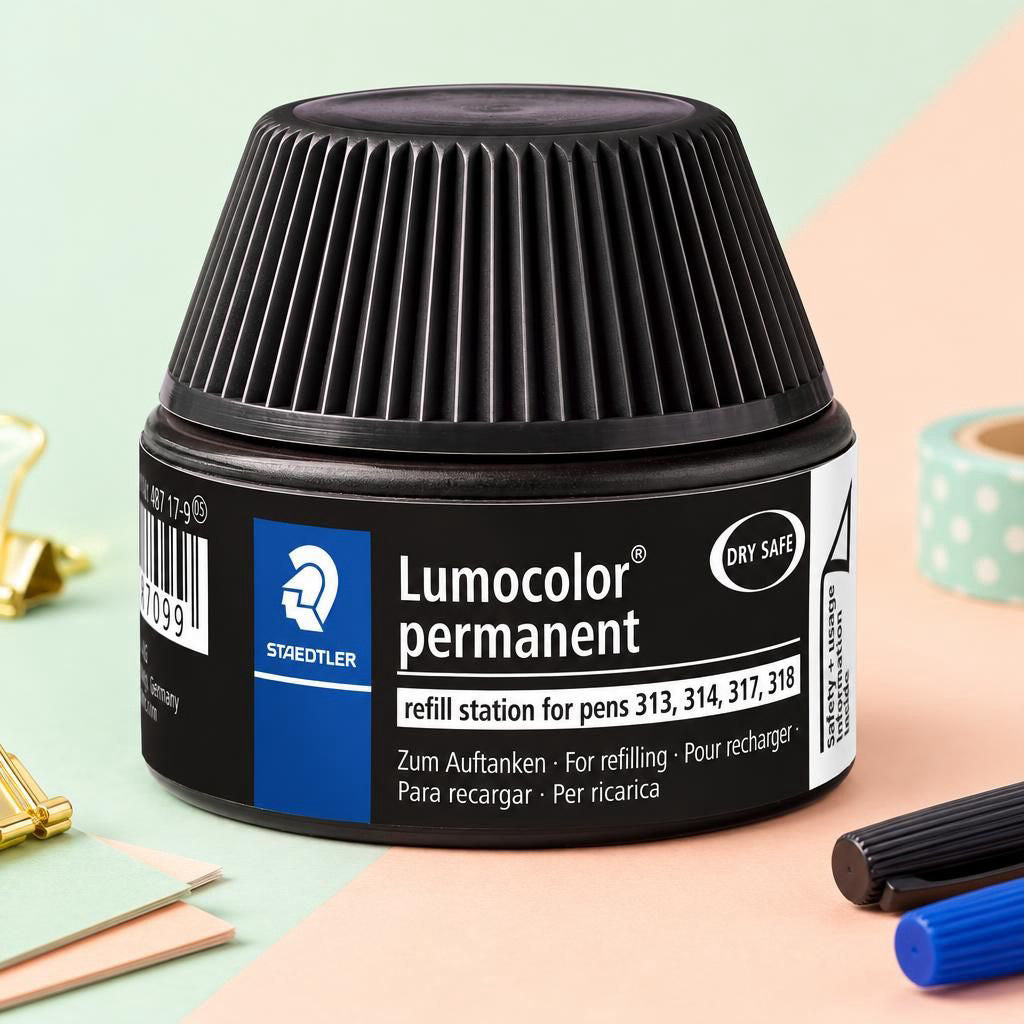 Generiert: [2226bb3f-5752-4570-8b37-104fb7ac8141:1] Hauptbild – Lumocolor® permanent refill station 487 17 schwarz