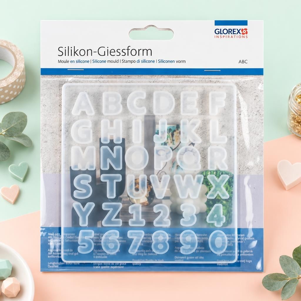 Hauptbild – Silikon-Giessform ABC 13,3x13,5cm