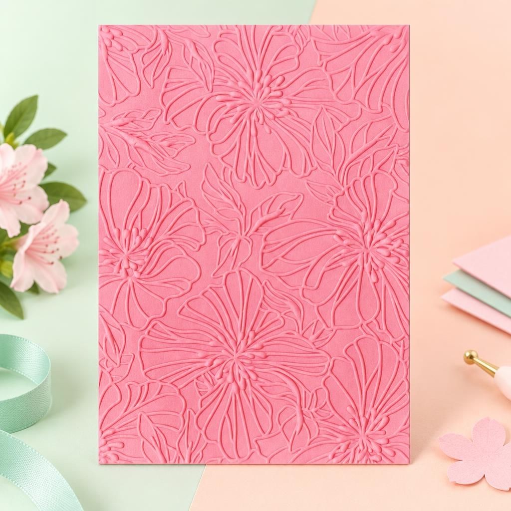 Generiert: Hauptbild – 3-D Textured Impressions Prägefolder - Azaleen