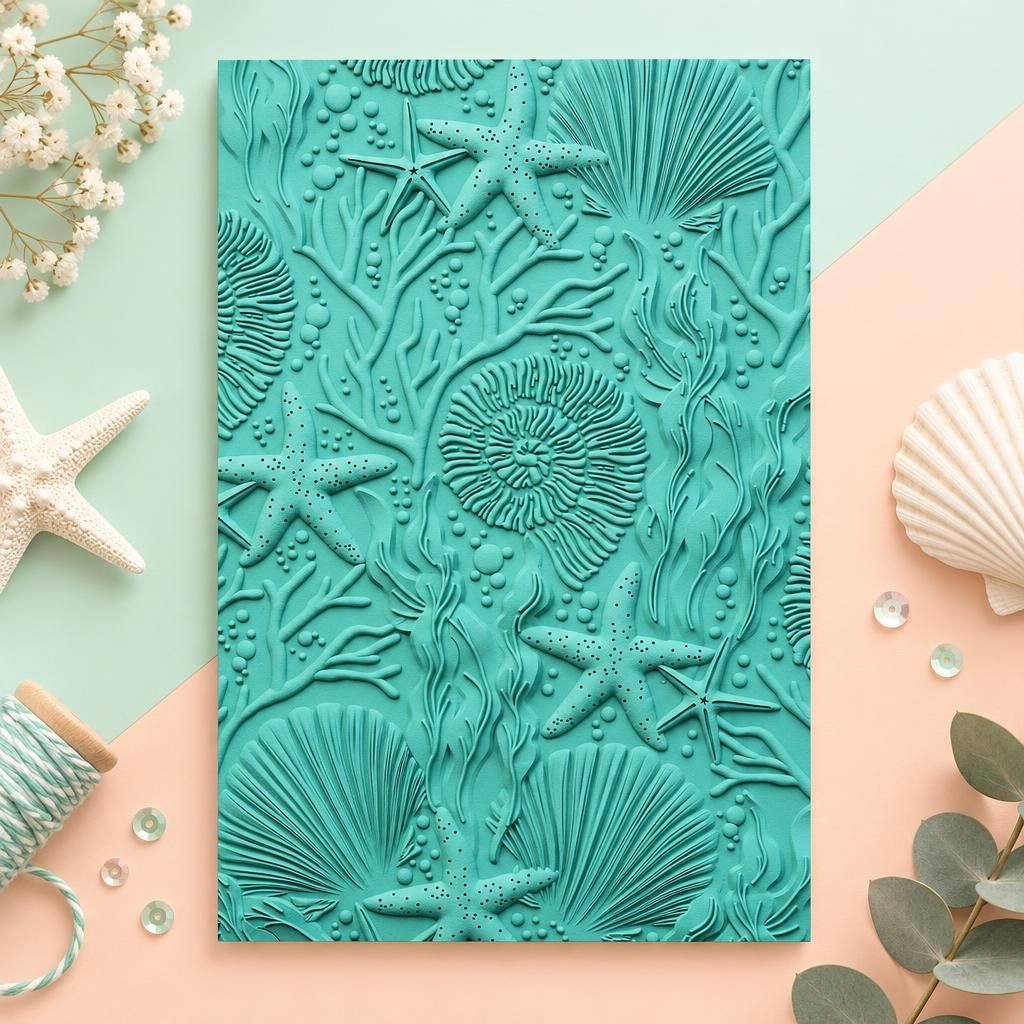 Hauptbild – 3-D Textured Impressions Prägefolder - Under the Sea by Kath Breen