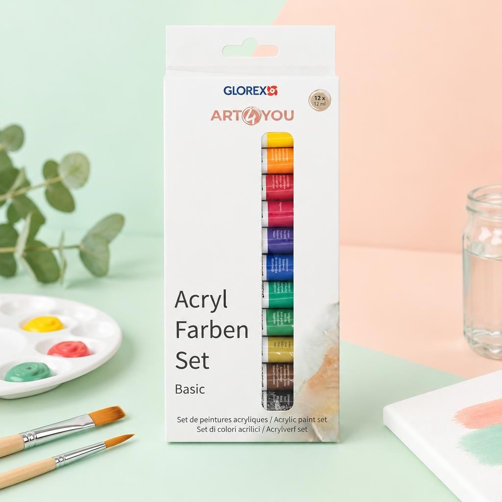 Generiert: Hauptbild – Acrylfarben-Set Basic 12St, je 12ml