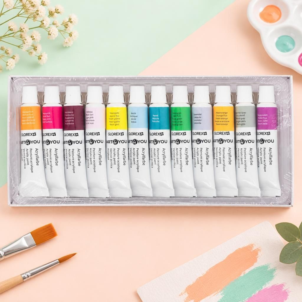 Hauptbild – Acrylfarben-Set Fashion 12St, je 12ml