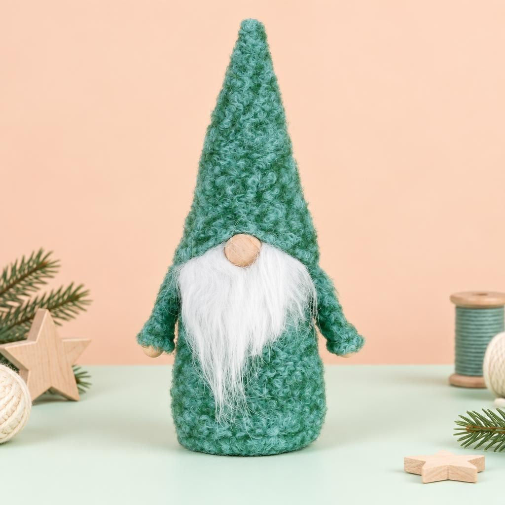 Generiert: Hauptbild – Weihnachtswichtel, Plüsch sort mint/petrol, 12x7,5x23cm