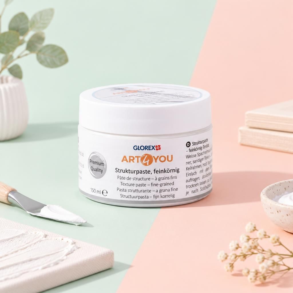 Generiert: [e8e3dde6-5770-464a-80d6-bb360be81235:1] Hauptbild – Strukturpaste feinkörnig 150ml, Premium Qualtiät