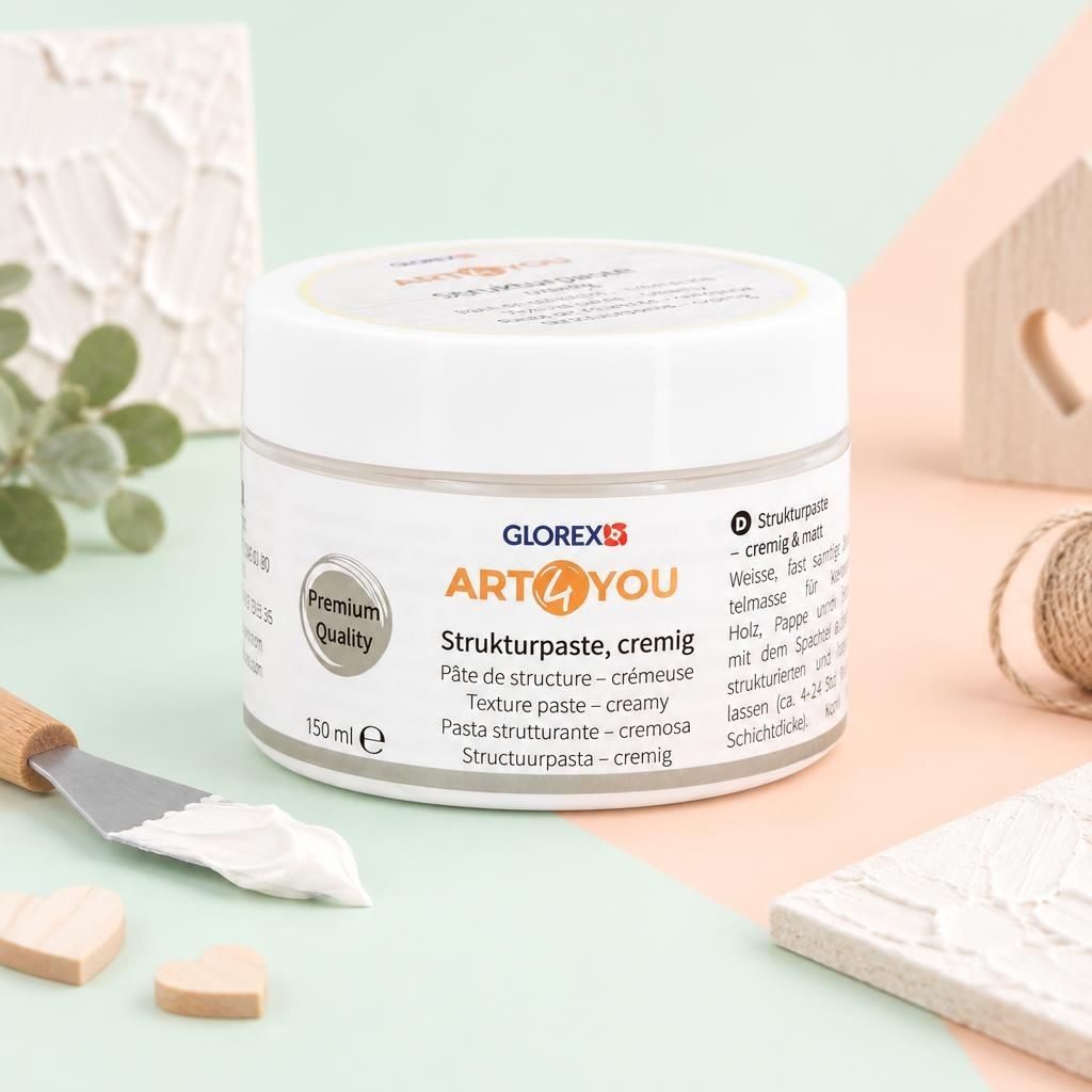 Generiert: [3dfb9d5c-72f1-4702-8dd6-f2c163a83e0c:1] Hauptbild – Strukturpaste cremig 150ml, Premium Qualtiät