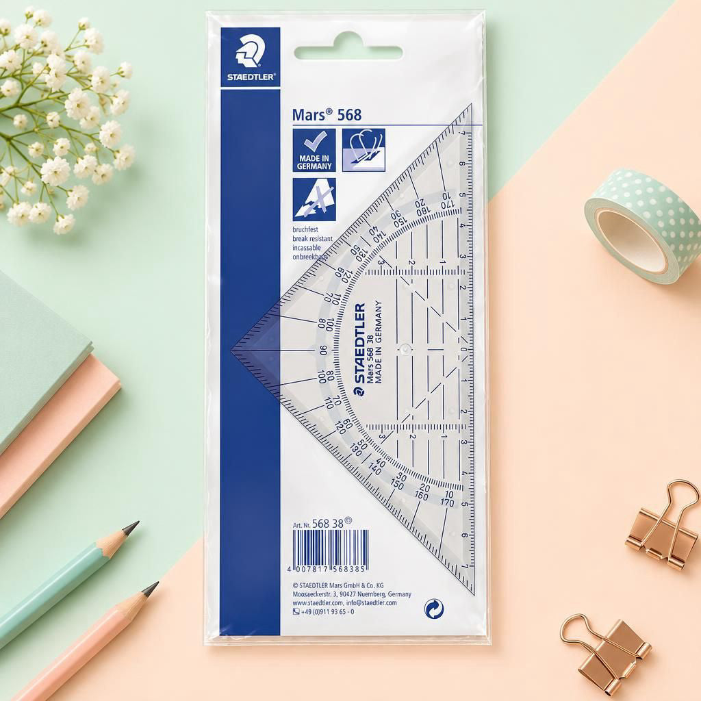 Generiert: [18de1216-225c-43d1-aade-edf29ebb711e:1] Hauptbild – Mars® 568  Länge 16 cm, bruchresistent, im Ordner abheftbar