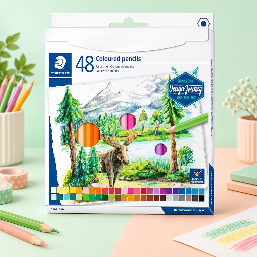 Generiert: [42dbe033-876b-4670-ae93-bc56462d7709:1] Hauptbild – Buntstifte STAEDTLER® 146C multi-color 48er