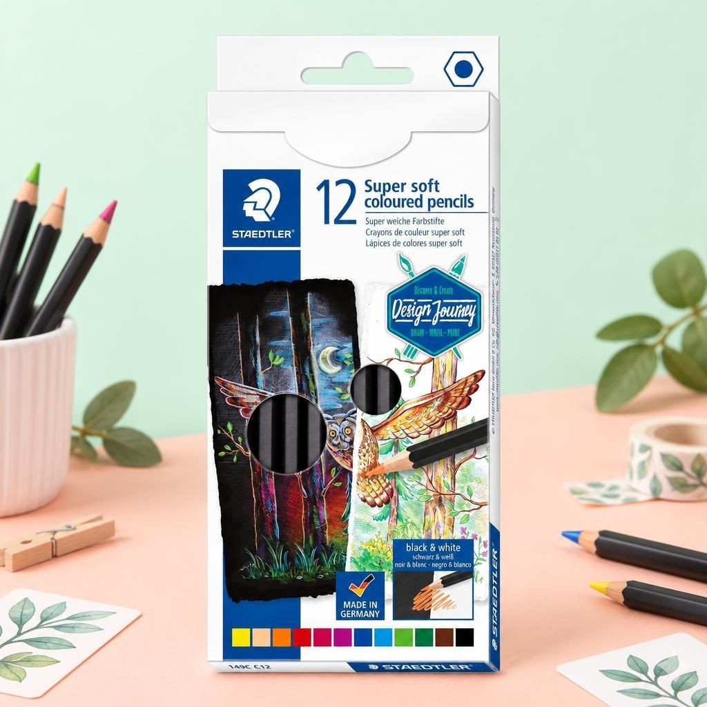 Generiert: [d85f2bf7-ff6d-48df-b83c-b422f2088db6:1] Hauptbild – Buntstifte STAEDTLER® 149C Black Edition 12er