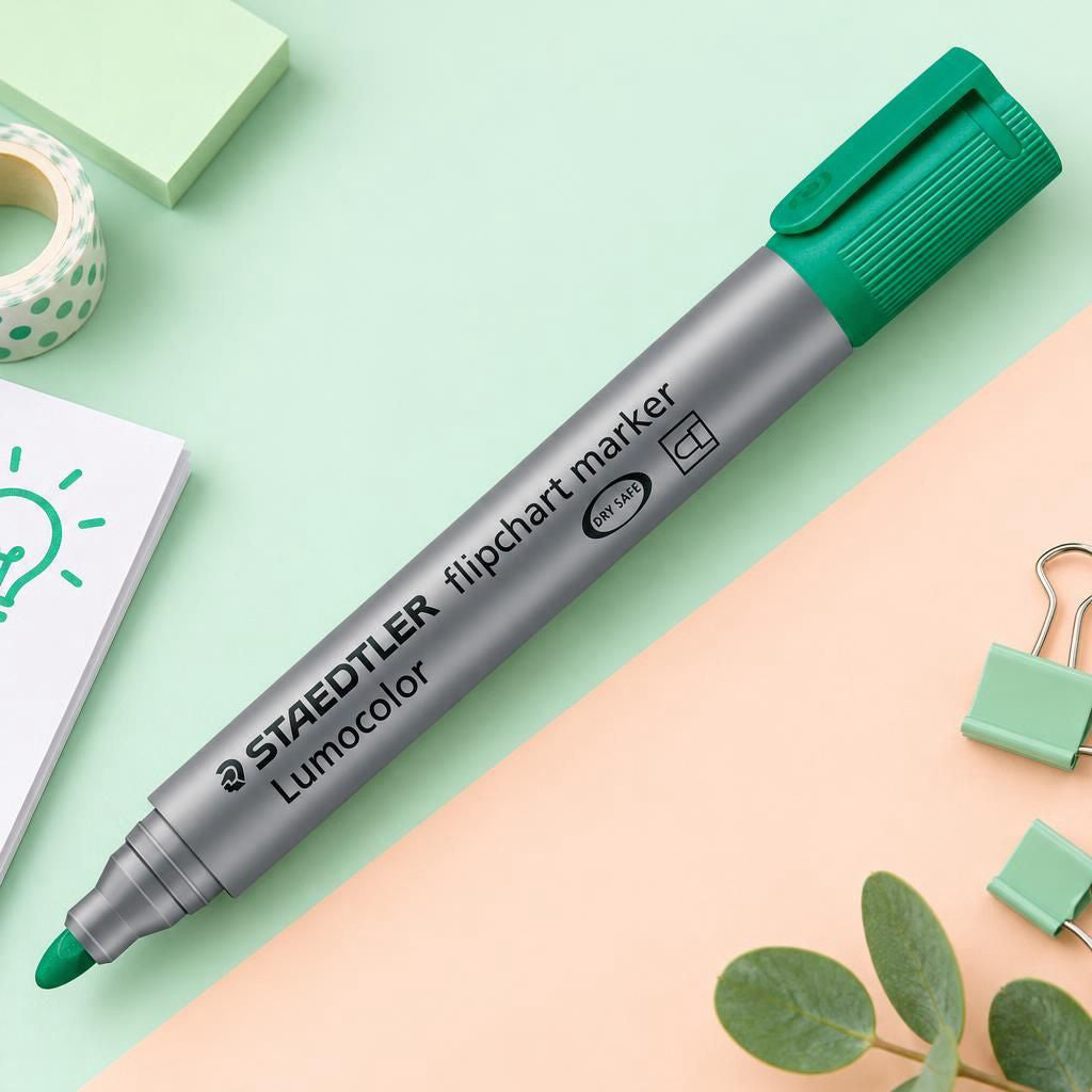 Generiert: [f77e3046-e746-4e86-9758-9be7f30580a7:1] Hauptbild – Lumocolor® flipchart marker 356 grün