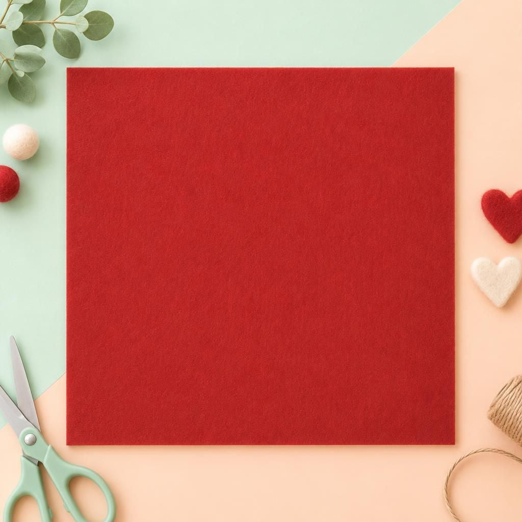 Generiert: Hauptbild – Bastelfilz 3mm 1Bg rot