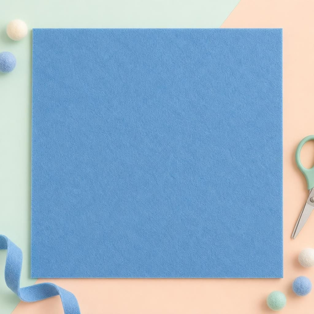 Generiert: Hauptbild – Bastelfilz 3mm 1Bg hellblau