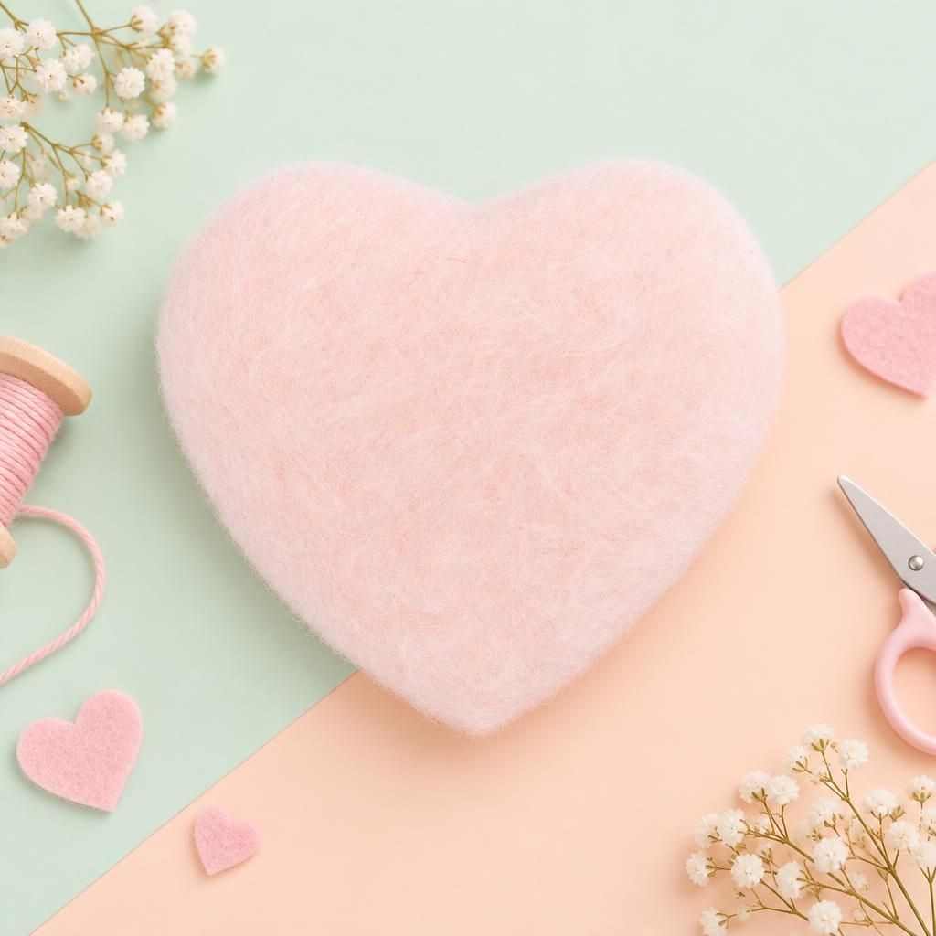 Generiert: Hauptbild – Plüsch-Herzen 6St. rosa