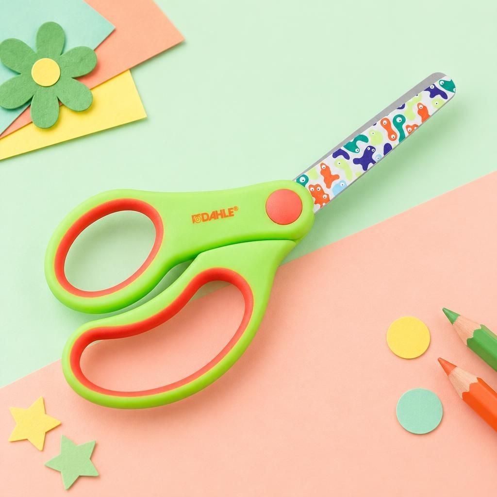 Generiert: [d7477add-6a61-4733-8458-084fcef0425d:1] Hauptbild – DAHLE Schere 54671 KIDS Grün
