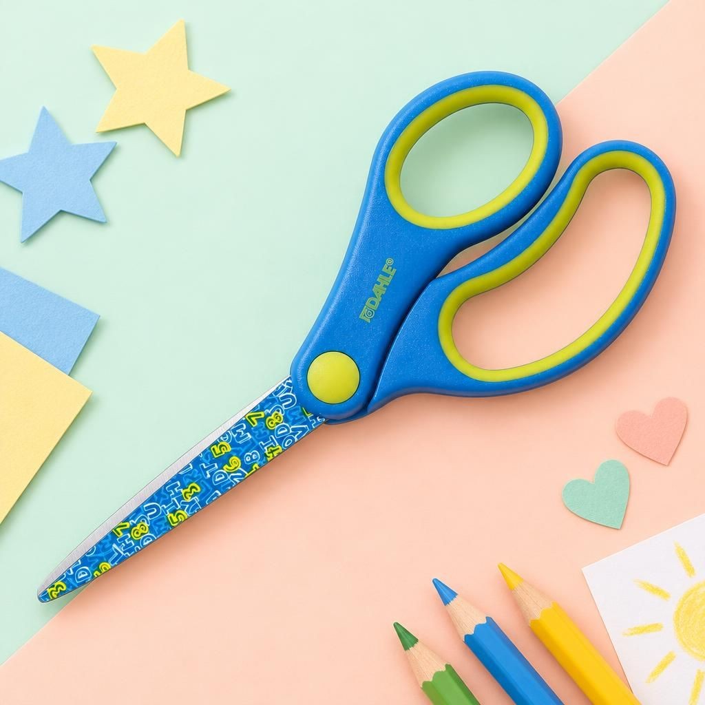 Generiert: [2b15e77a-636a-4bb3-aecd-c698d755edf4:1] Hauptbild – DAHLE Schere 54665 KIDS Blau