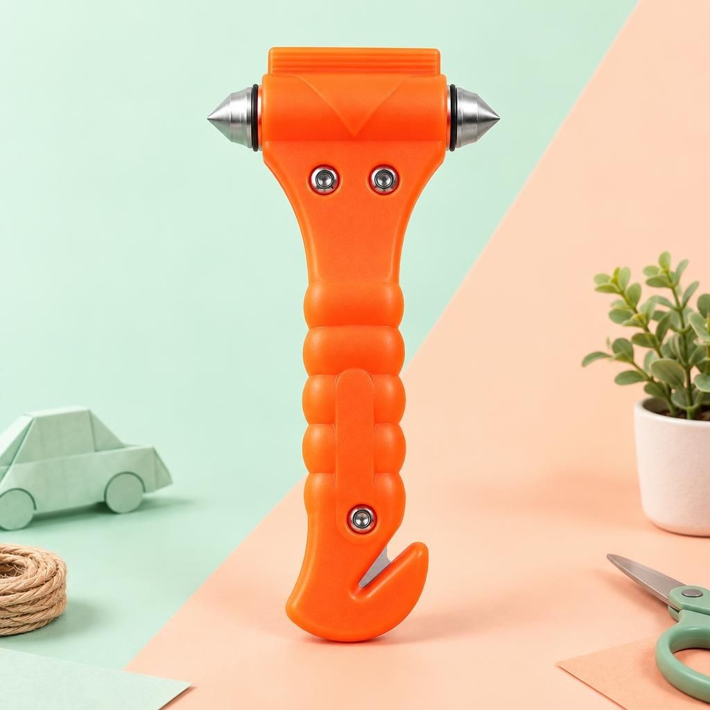 Hauptbild – 2 in 1 Notfallhammer mit Gurtschneider