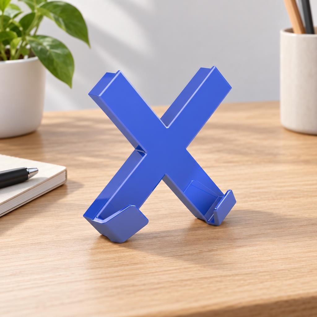 Fertiges Bastelwerk – MEGA Magnet CROSS XL DAHLE 95550 Blau, 10 Stück